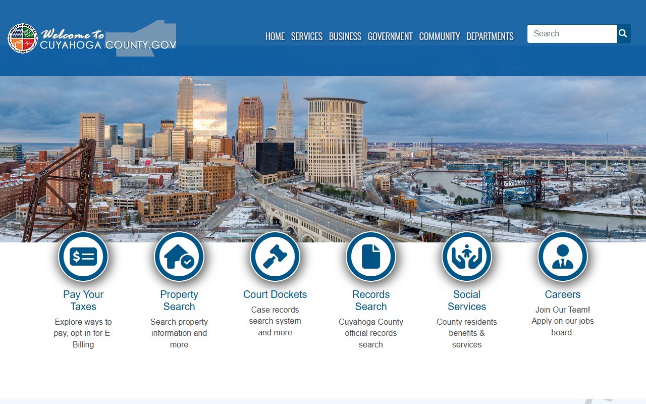 Cuyahoga County Sheriff's Office Cleveland felony records