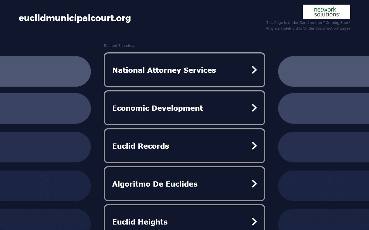 Euclid Municipal Court online case search for Euclid felony records