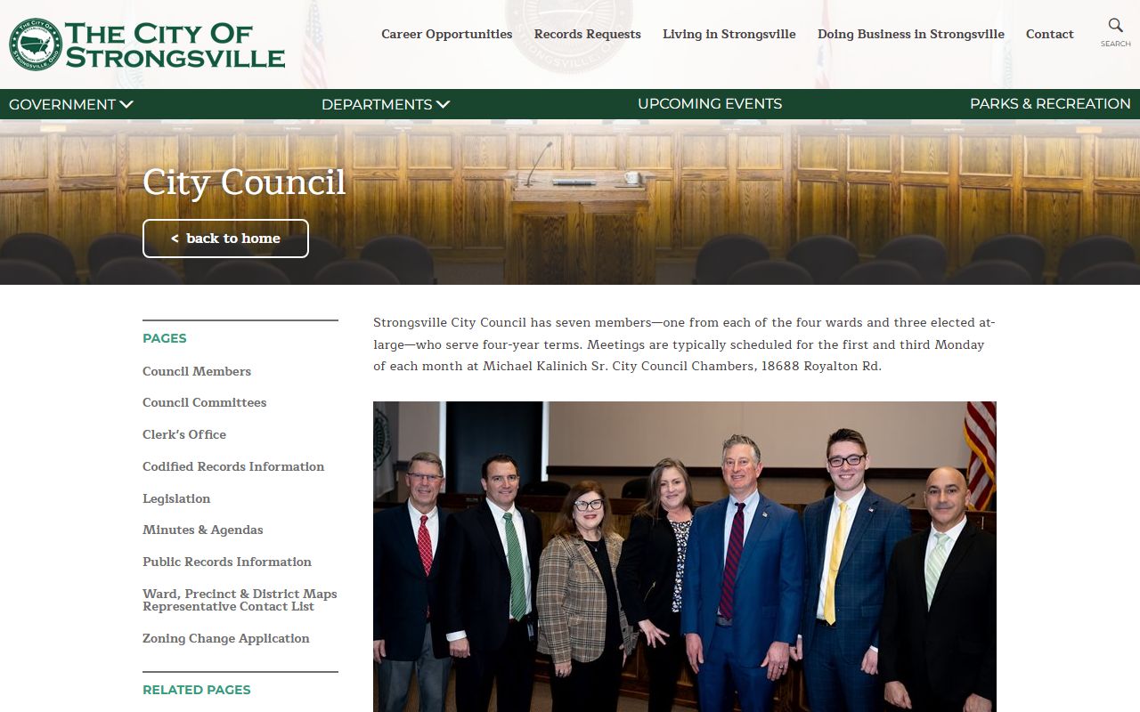 Strongsville city clerk office for Strongsville felony records