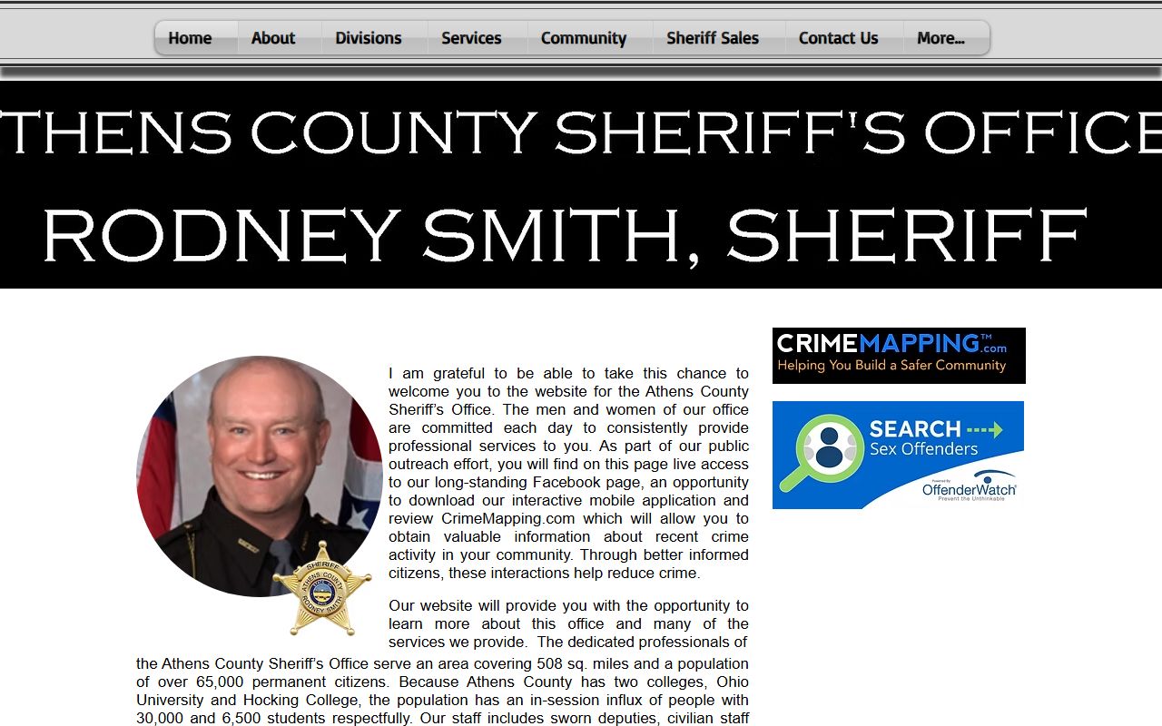 Athens County Sheriff's Office for felony arrest records