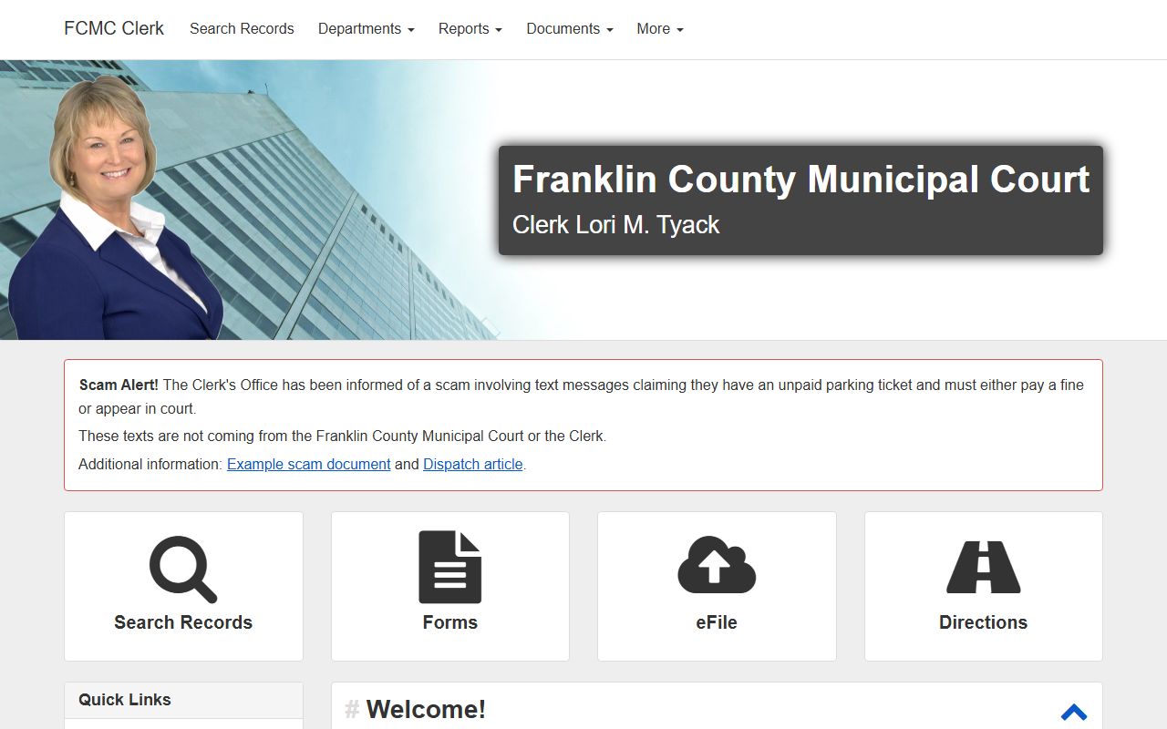 Franklin County Municipal Court felony preliminary hearings records