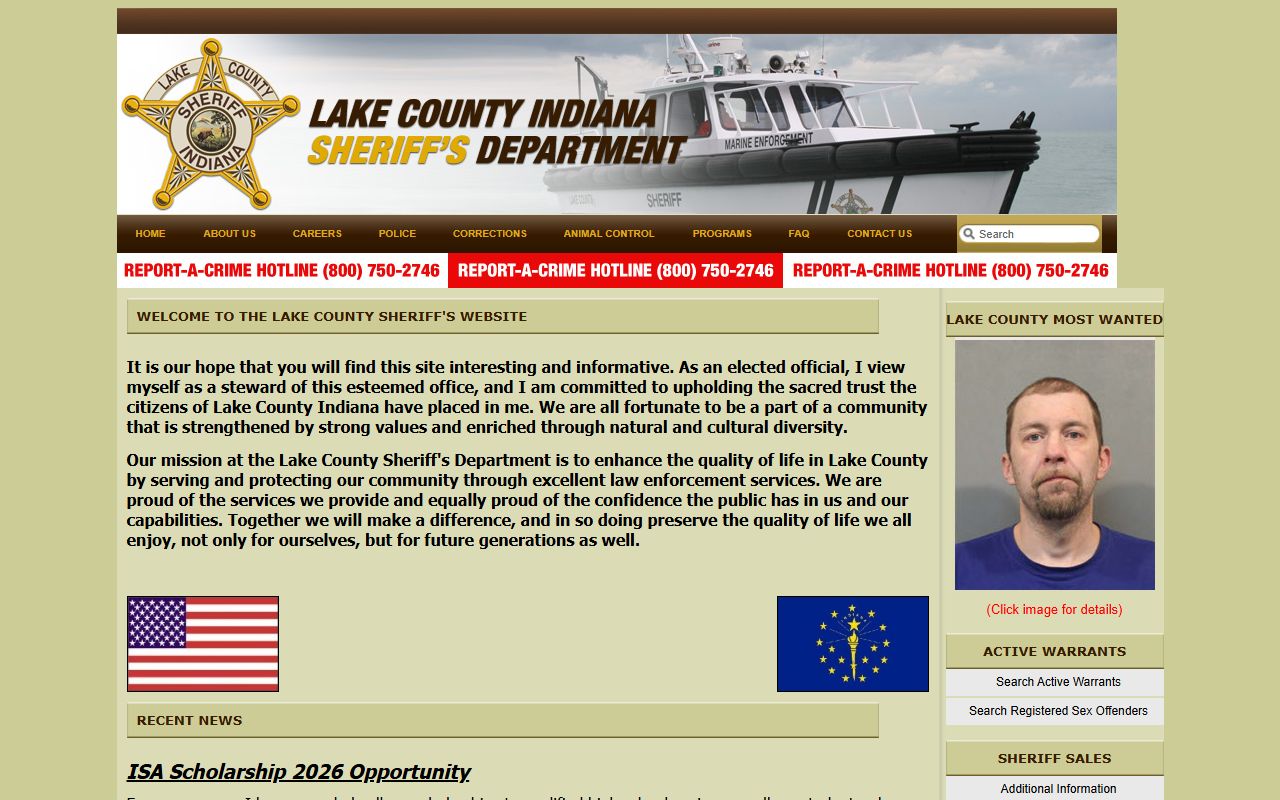 Lake County Sheriff's Office felony arrest records and jail data