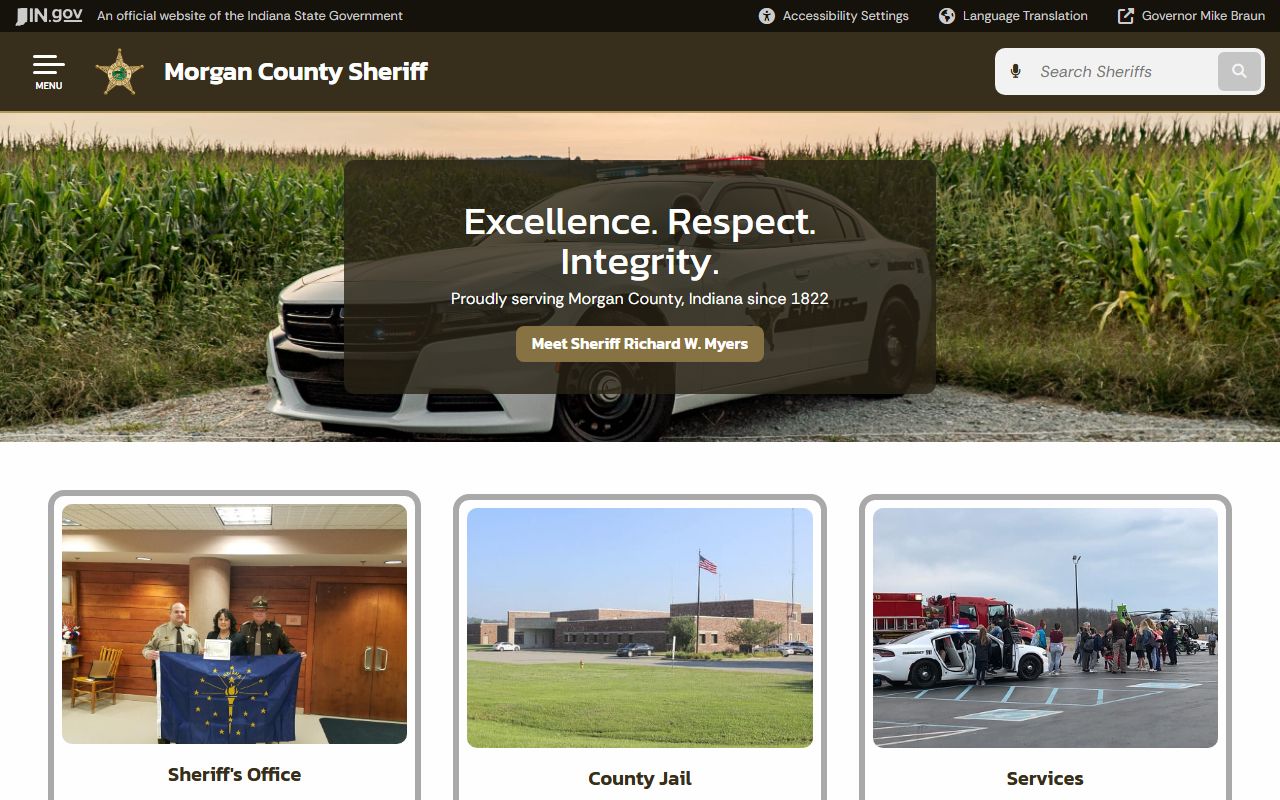 Morgan County Sheriff's Office for felony arrest records in McConnelsville