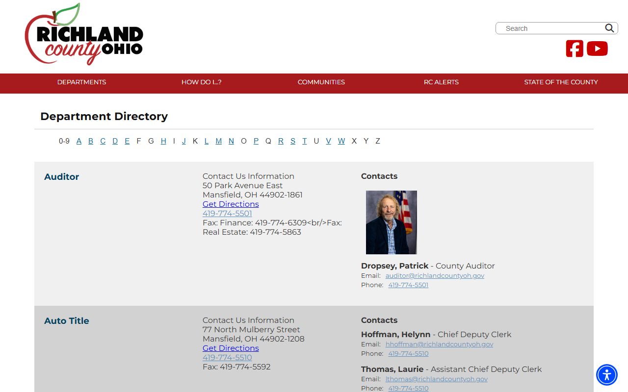 Richland County Clerk of Courts office for felony records access